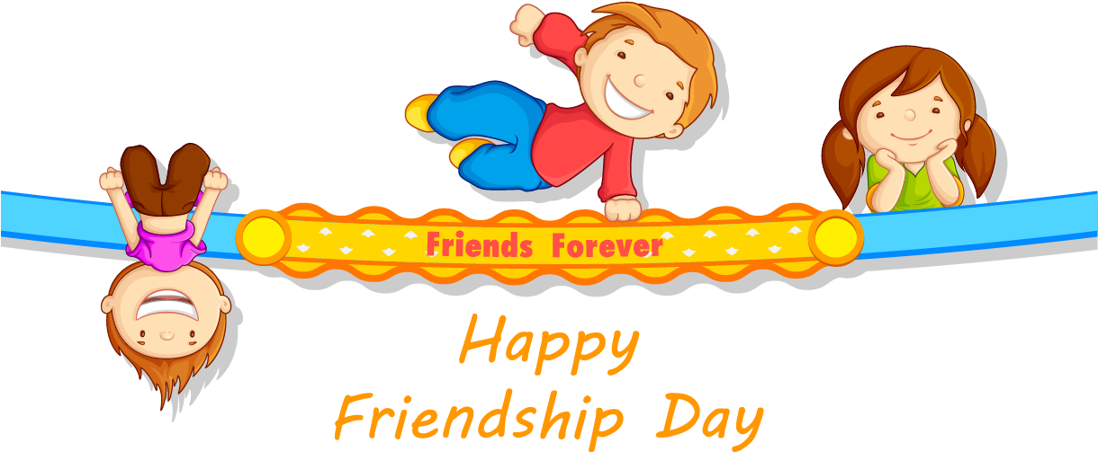 Childrens Day Friendship Day Stock Photography - Happy Friendship Day Png Text (1219x617), Png Download