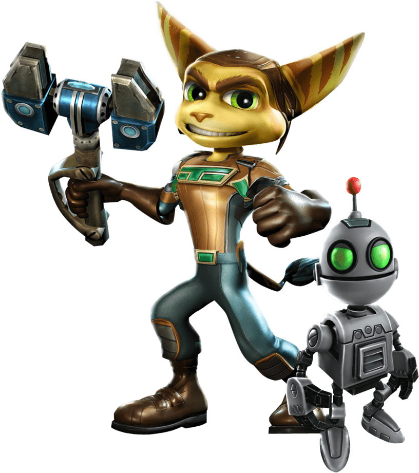 Games - Playstation Allstars Battle Royale Clank (852x937), Png Download