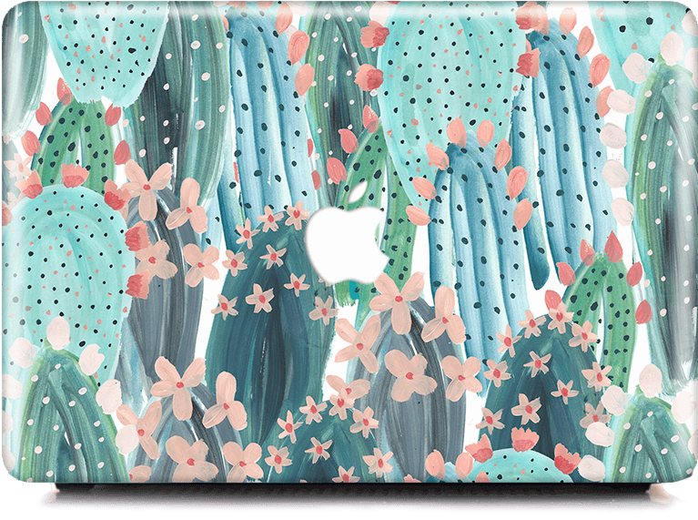 Painting Cactus Laptop Sleeve - 13" (1000x1000), Png Download