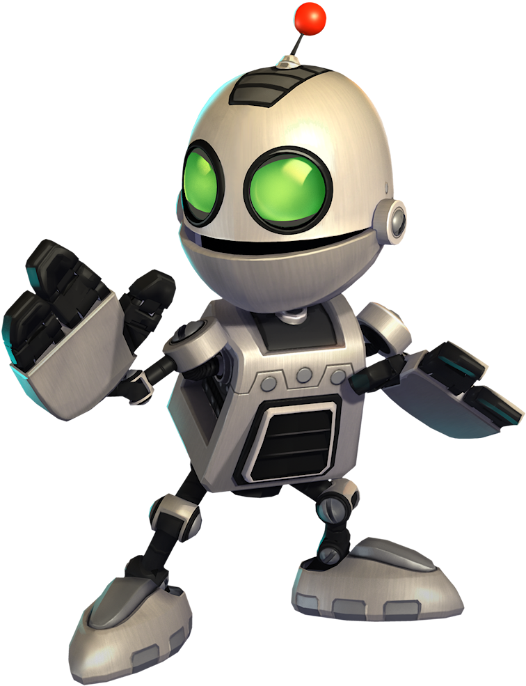 Ratchet & Clank - Clank From Ratchet And Clank (800x1041), Png Download