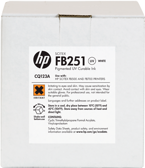 Hp Fb251 Ink Cartridge, White - 1-pack (573x430), Png Download