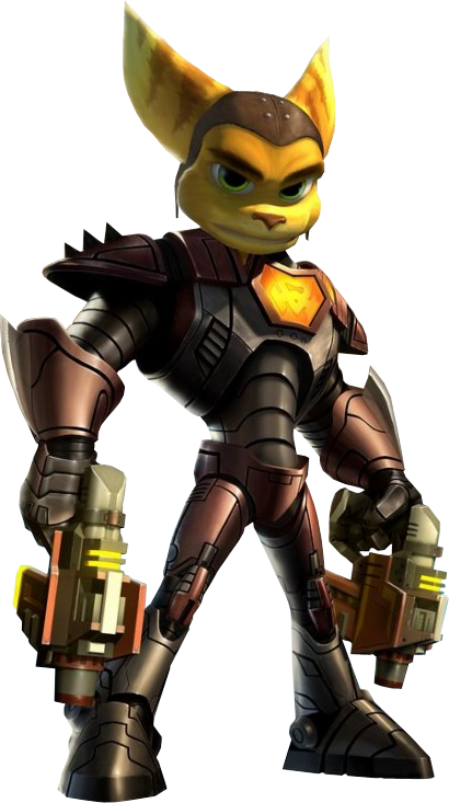 Ratchet & Clank - Ratchet Deadlocked Playstation 2 Ps2 (410x733), Png Download