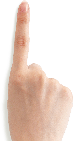 Hand Finger Click Png (317x584), Png Download