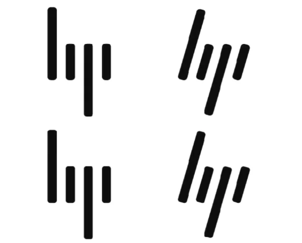 Hp Logo - Monochrome (1428x888), Png Download