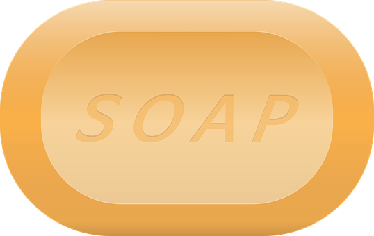 Soap Foam Bath Soap Bath Shower Thorpe Soa - Papaya Soap Clip Art (538x340), Png Download