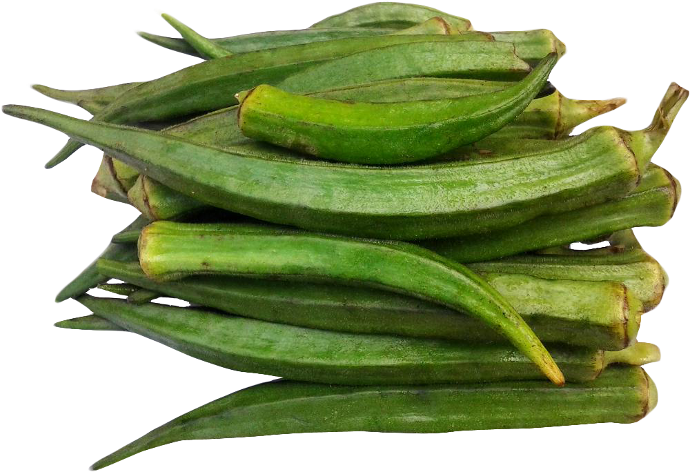 Okra Png Image - Ladyfinger Png (1024x728), Png Download