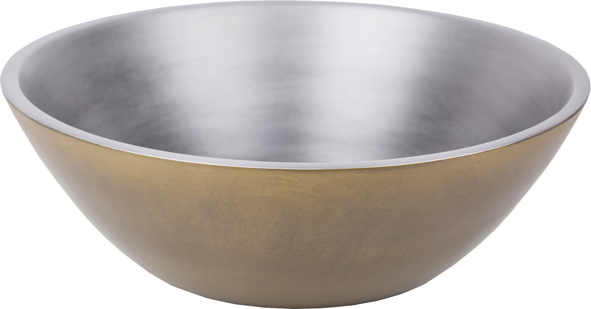 Brass And Aluminum Bowl - Aluminum Bowl (1944x1018), Png Download
