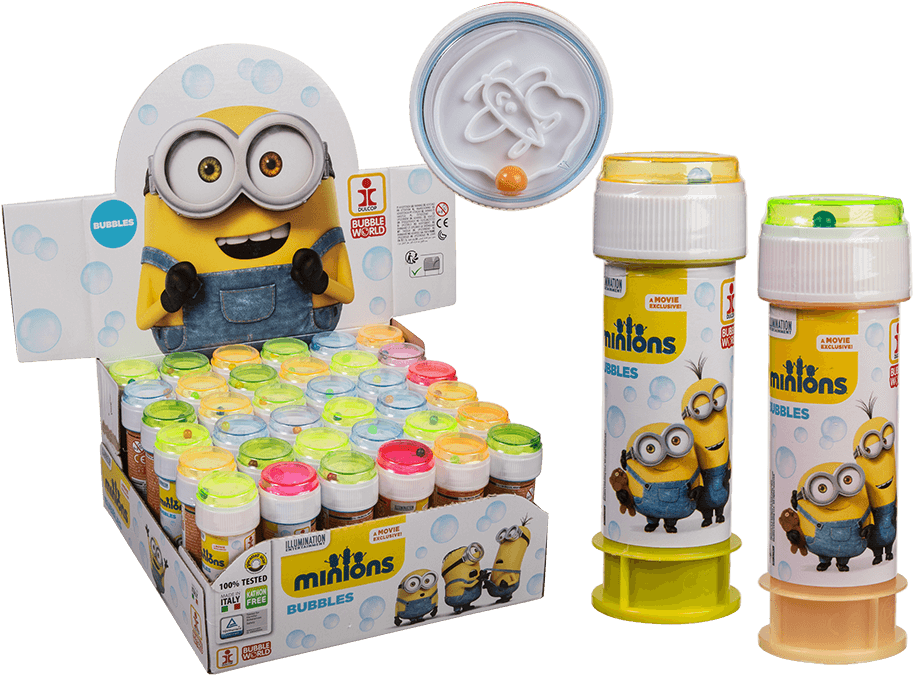 Soap Bubbles With Puzzle - Minions - Die Welt Der Minions 9783864581960 (hardback) (945x709), Png Download