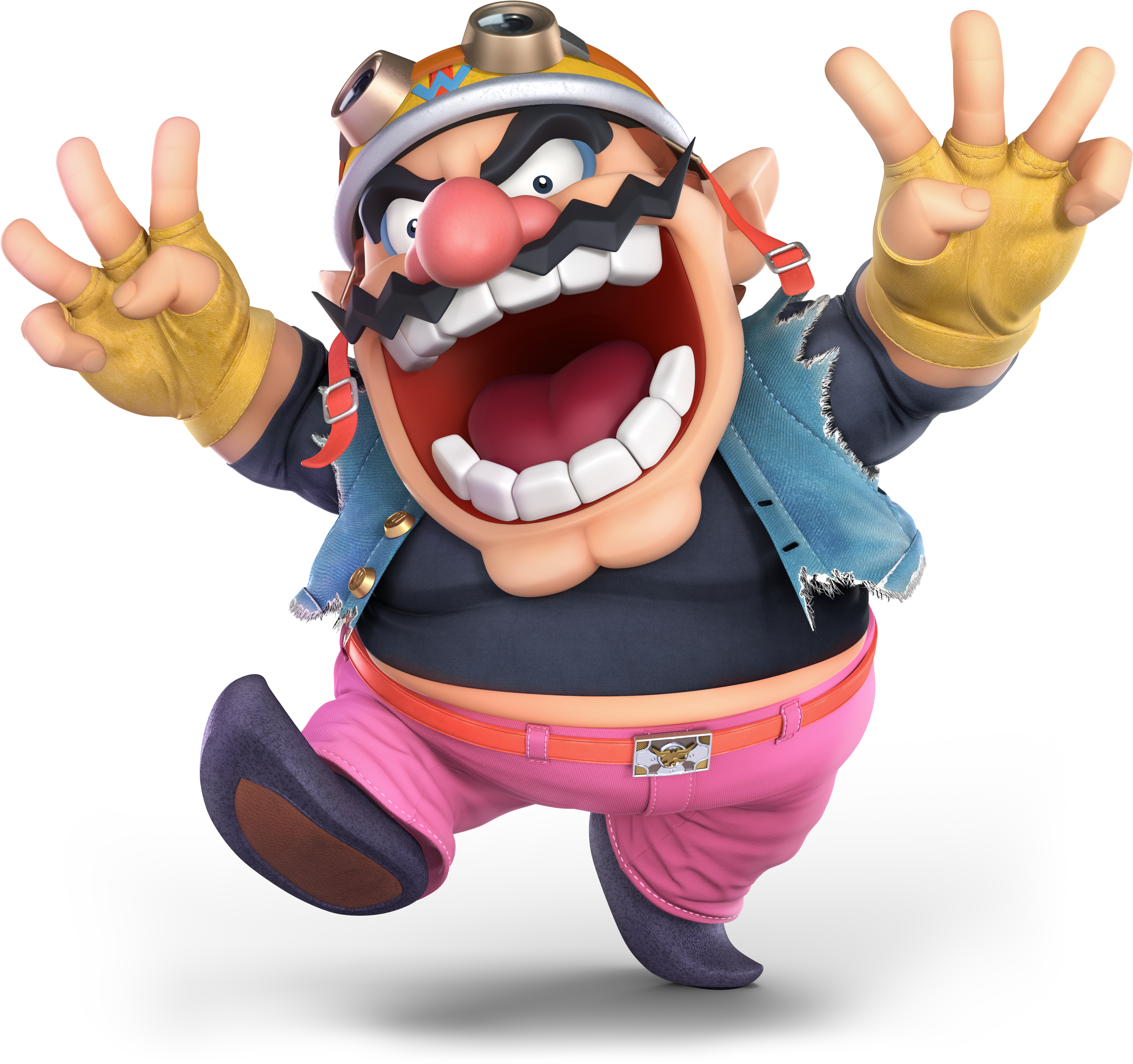 Ssbuwario - Super Smash Bros Ultimate Wario (1361x1272), Png Download