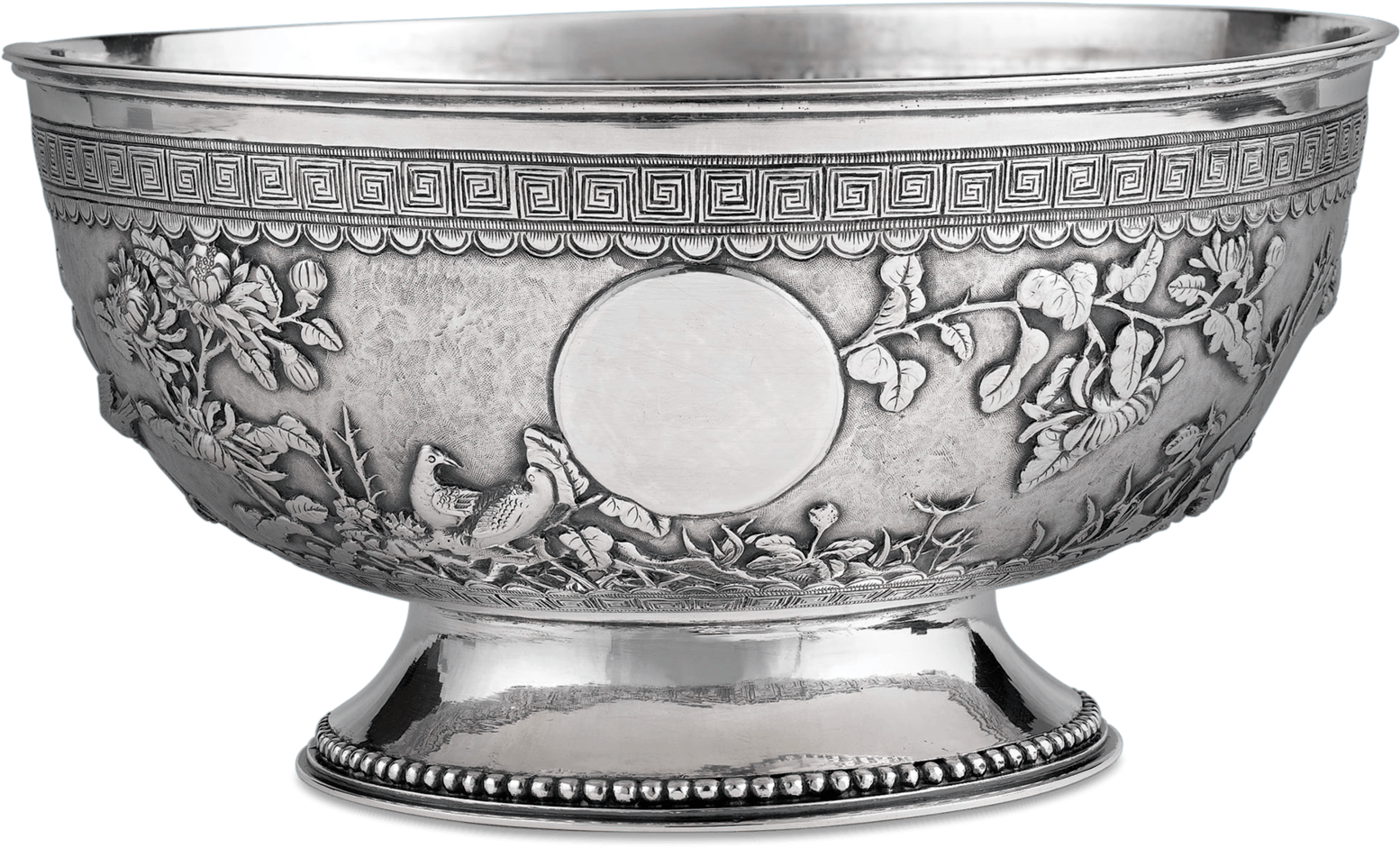 Chinese Export Silver Bowl (1750x1750), Png Download