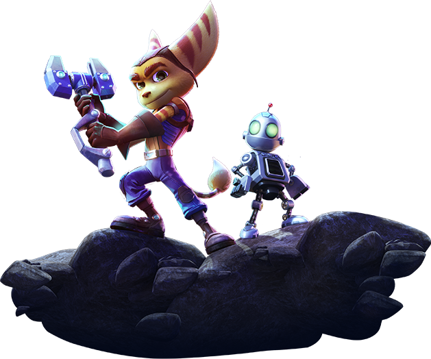 Ratchet And Clank - Ratchet And Clank Ps4 Transparent (629x524), Png Download