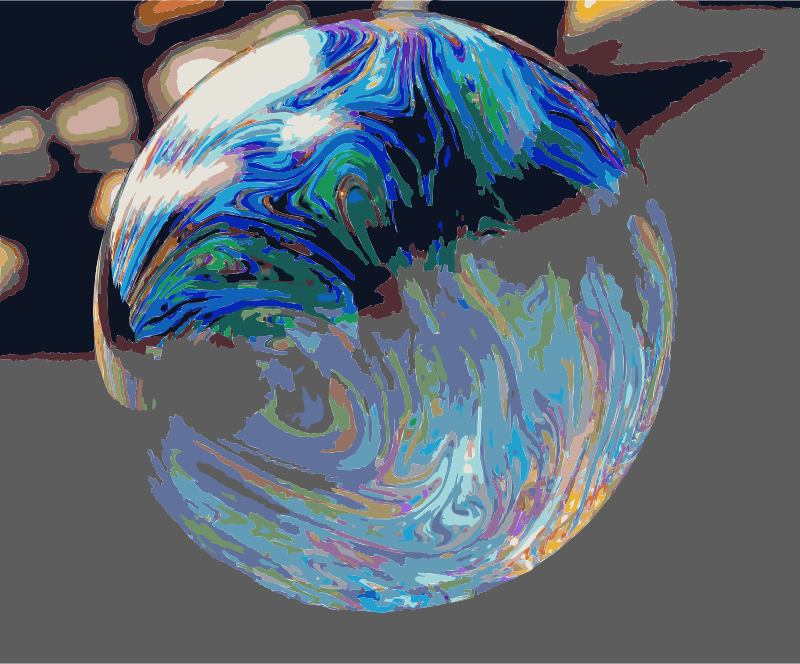 Floating Bubble Clipart Soap Bubble Clip Art - People Floating Up In Bubbles (800x664), Png Download