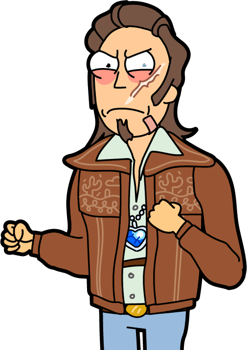 No Good Jerry - Jerry Beard Rick And Morty (505x715), Png Download