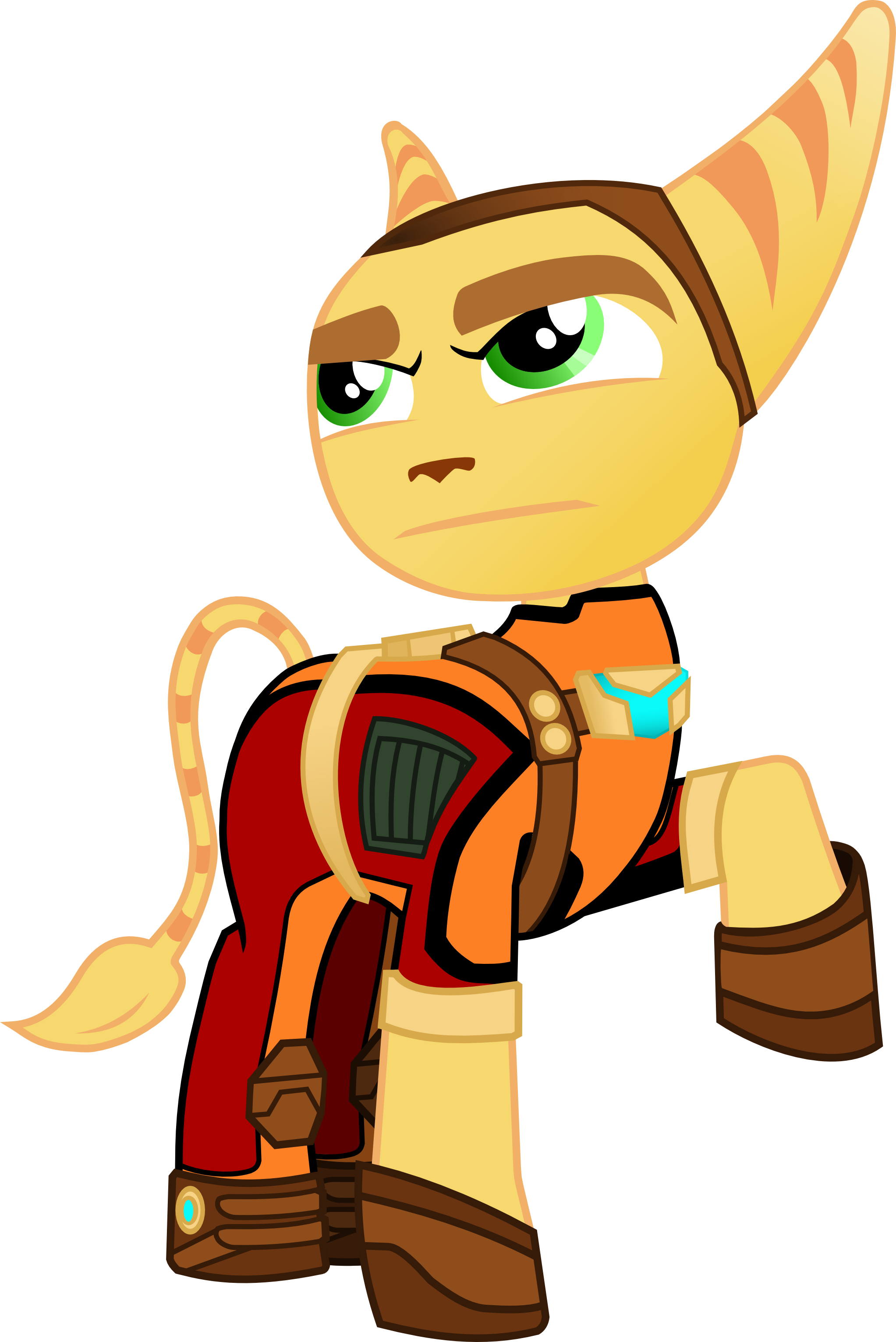 Ratchethun, Ponified, Ratchet, Ratchet And Clank, Safe, - Ratchet & Clank (684x1024), Png Download