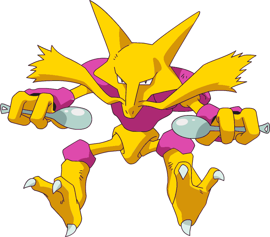 065 Alakazam Ag Shiny (884x776), Png Download