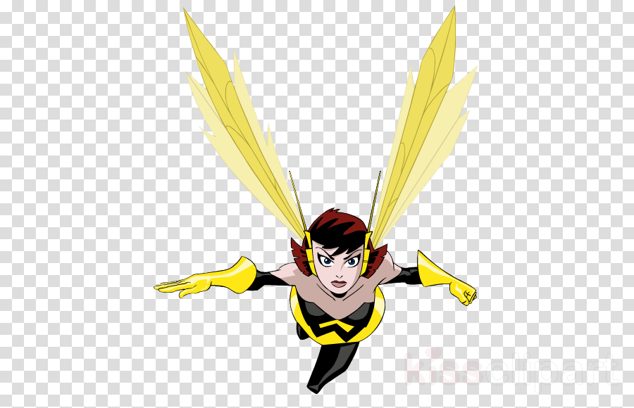 Wasp Marvel Avengers Clipart Wasp Hank Pym Hope Pym (900x580), Png Download