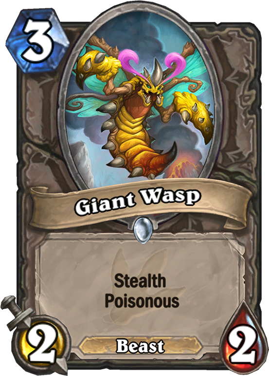 Giant Wasp Card (567x811), Png Download