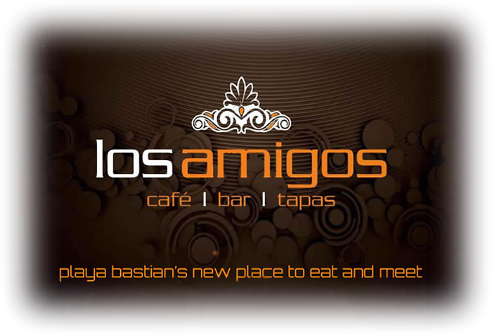 Los Amigos, Playa Bastians Place To Eat And Meet (700x477), Png Download