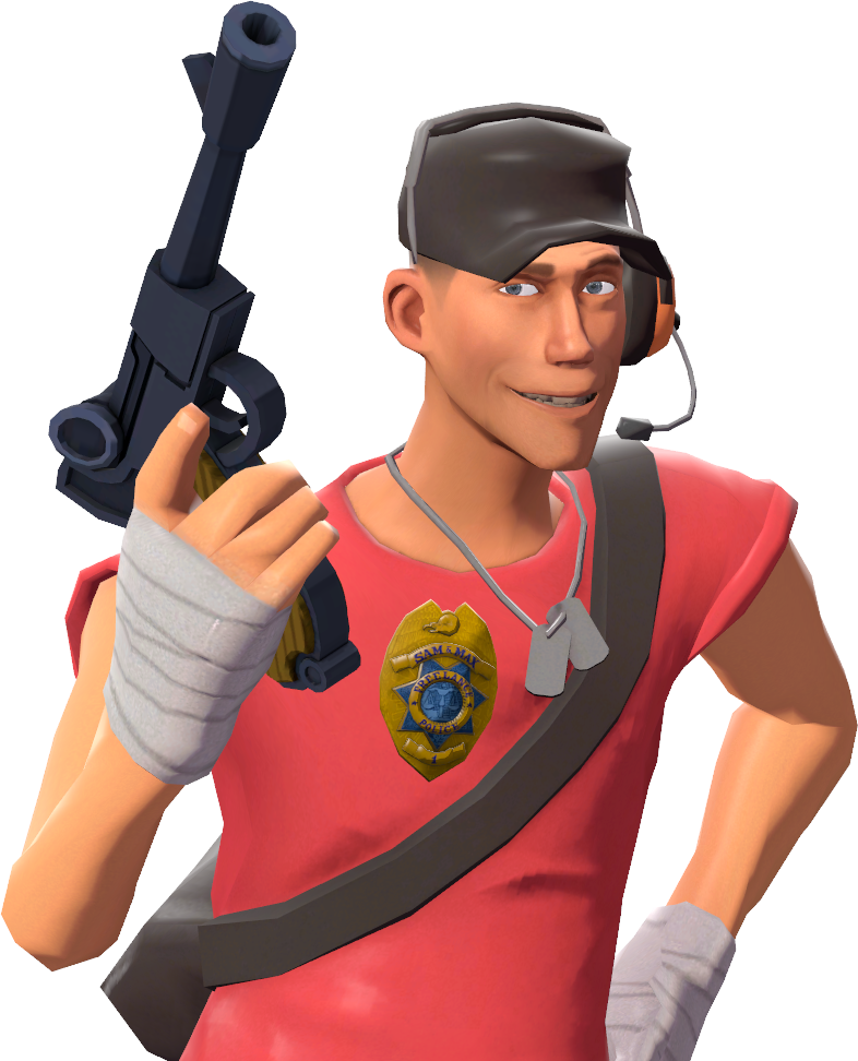 Transparent Tf2 Sniper Background (786x972), Png Download