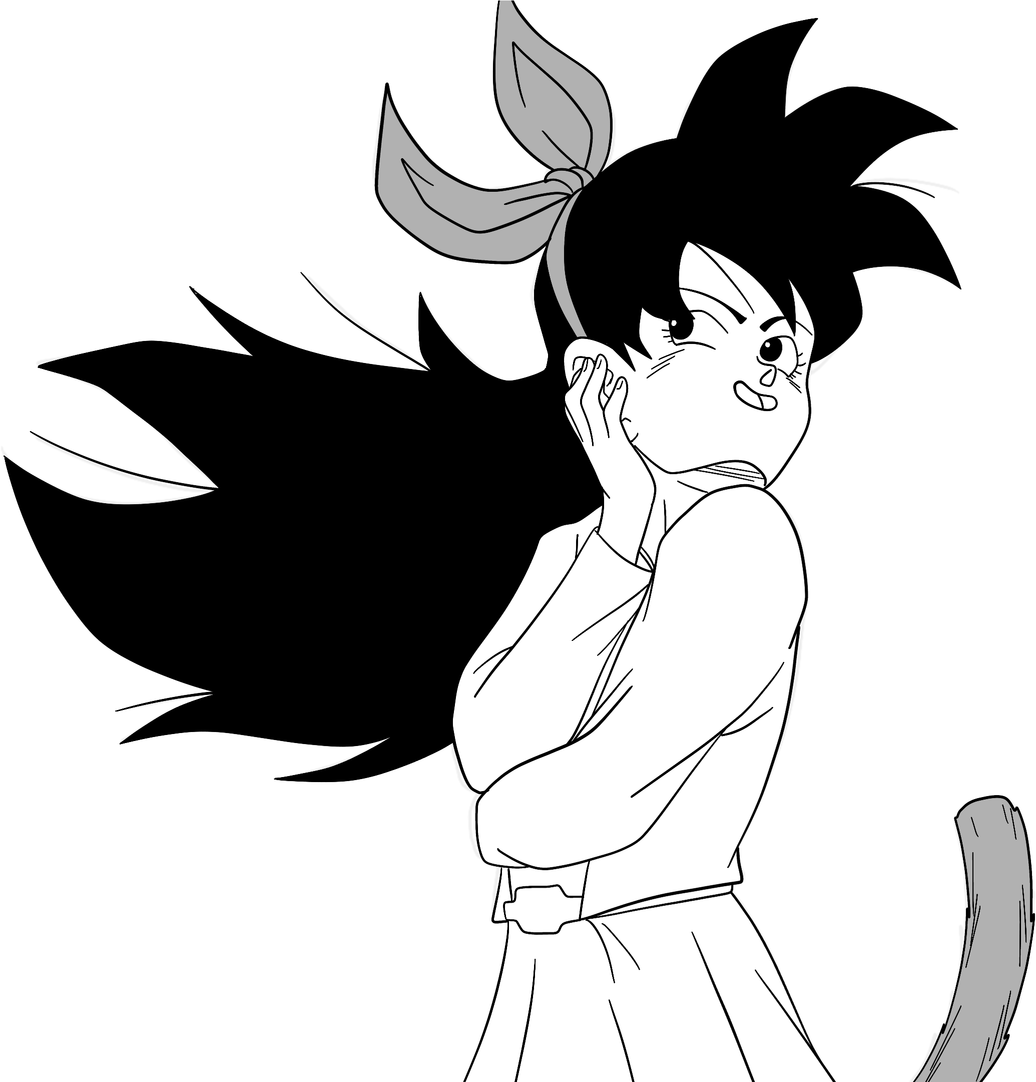 Ranch Is The Daughter Of Raditz And Launch In The Series (3840x2160), Png Download