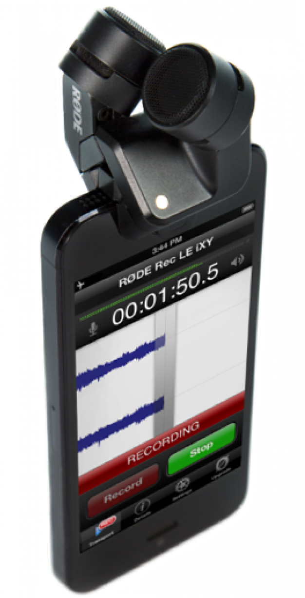 Rode Ixy Stereo Microphone For Ipad/iphone/ipod Touch (1224x1224), Png Download