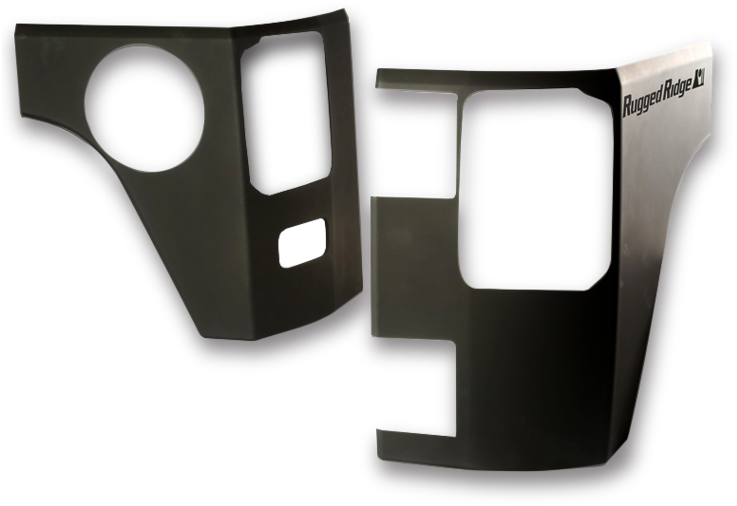 Rugged Ridge Corner Body Armor For 07-18 Jeep Wrangler (760x570), Png Download