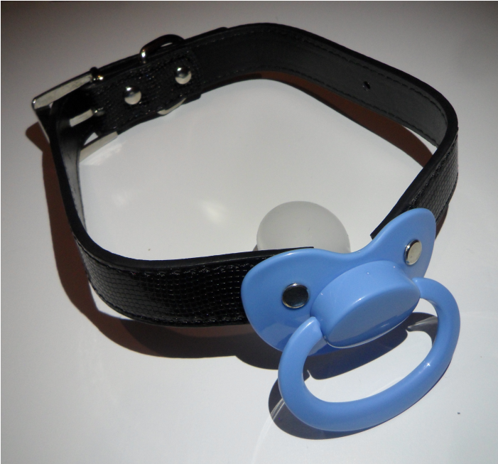 Black Adult Pacifier Gag (700x850), Png Download