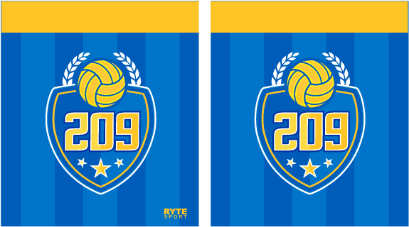 209 Water Polo Club Custom Cinch Bag (600x534), Png Download