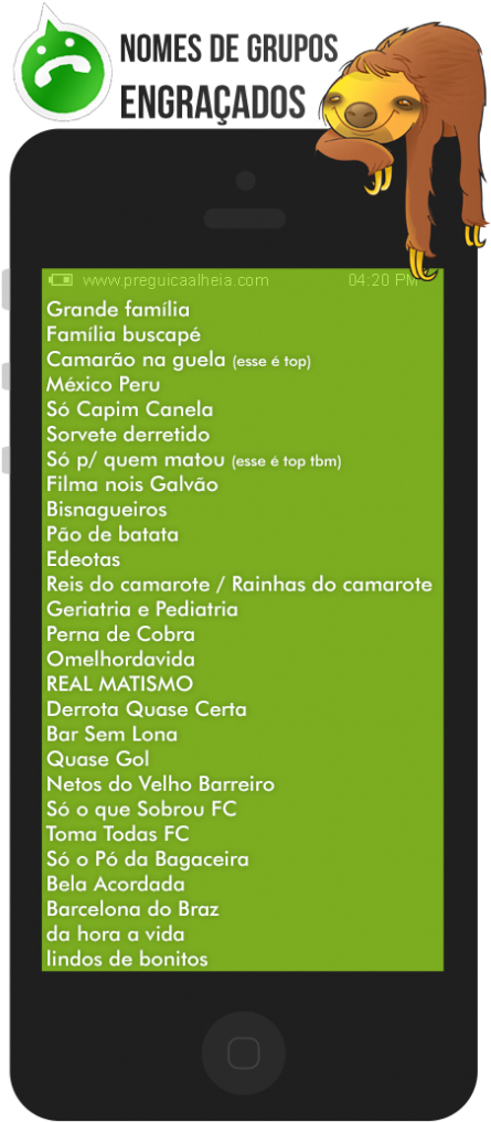 Nomes Engraã§ados Zap Zap (630x1024), Png Download