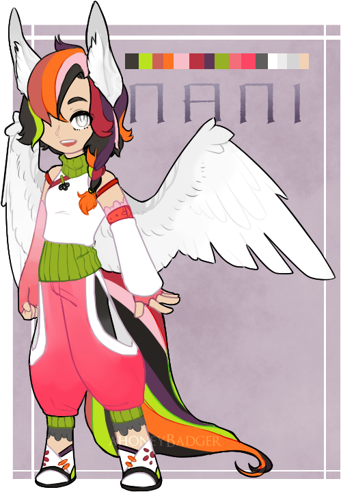 Nani By Ahoneybadger (523x733), Png Download