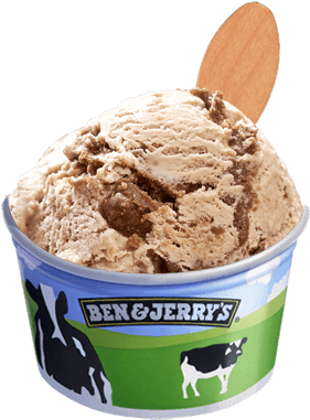 Cocoa Loco Bulk - Chip Off The Dough Block Ben And Jerry's (374x393), Png Download
