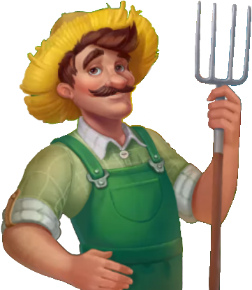 Easter Adventure Farmer - Farmer Png (361x415), Png Download