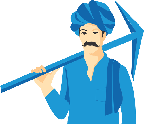 Farmer Png Transparent Image - Farmer Images Png (500x432), Png Download