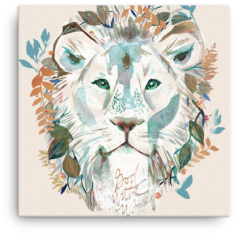 Canvas Prints - Snow Leopard (500x500), Png Download