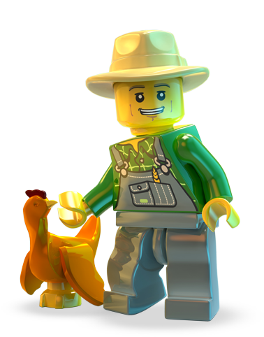 Chase Large Farmer - Lego City Undercover Xbox One Farmer (740x680), Png Download