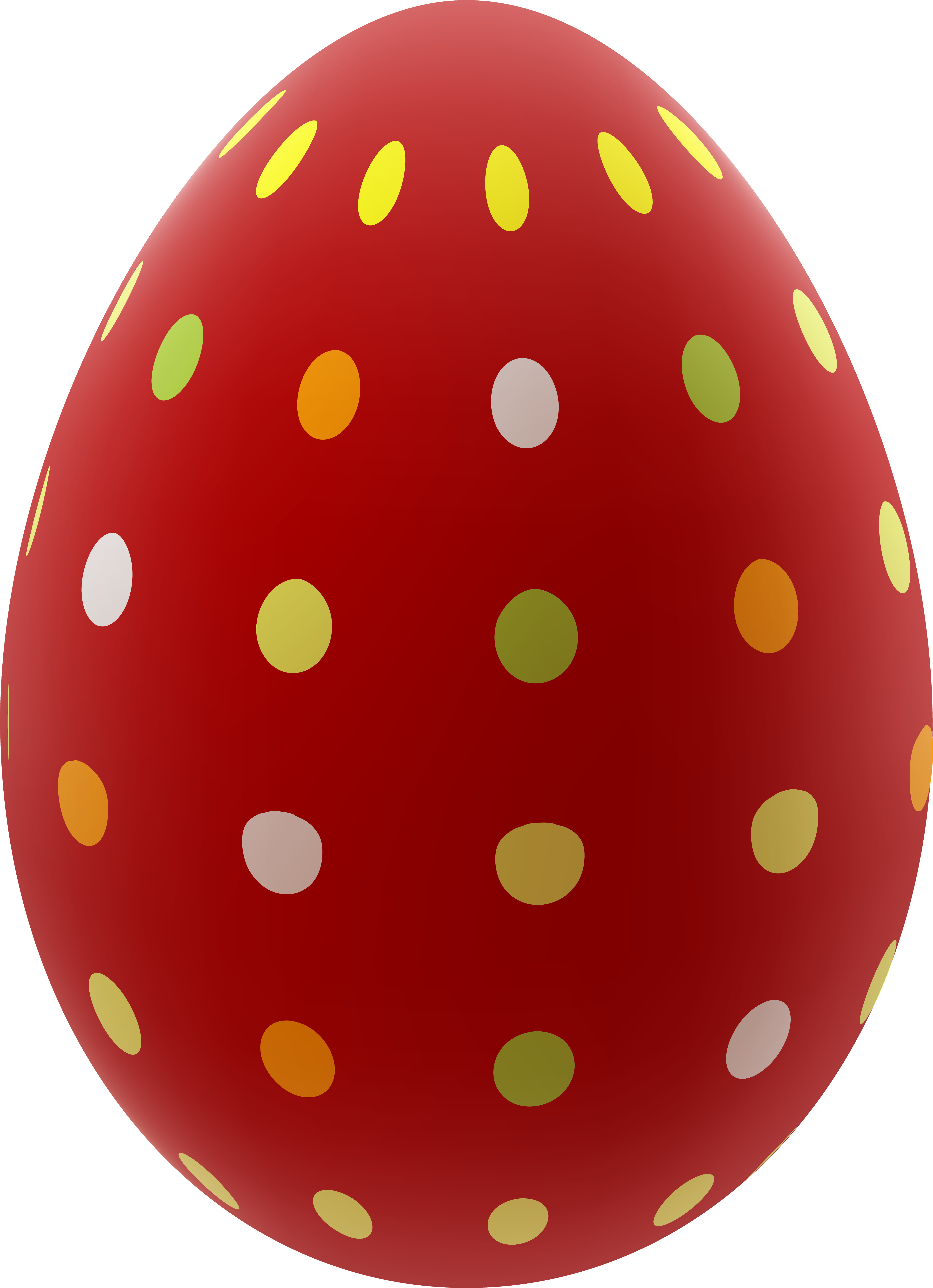 Egg Clipart Polka Dot - Easter Egg (5795x8000), Png Download