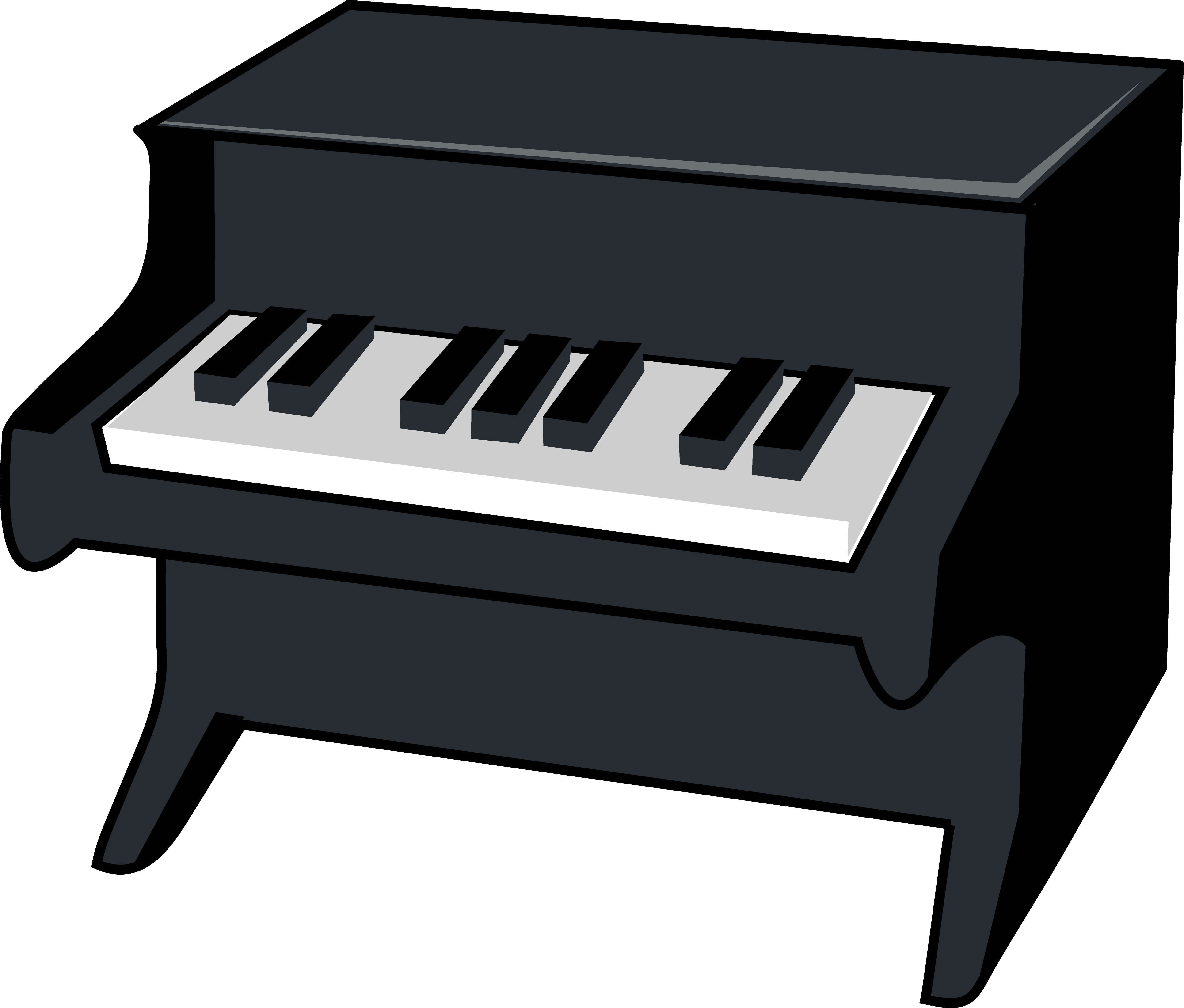 Images For Music Keyboard Png - Piano Clipart (5047x4297), Png Download