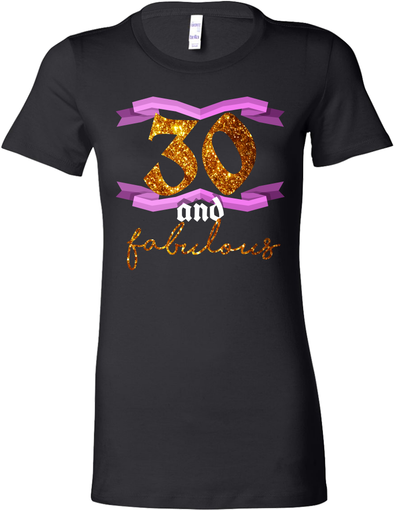 30th Birthday Thirty And Fabulous B Day Bella Shirt - I'm Not Superwomen But I'm (1024x1024), Png Download