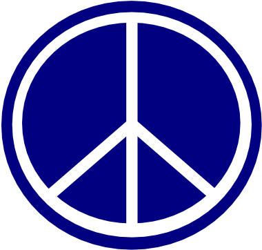 Navy Logo Clip Art - Peace Symbol Round Ornament (532x752), Png Download