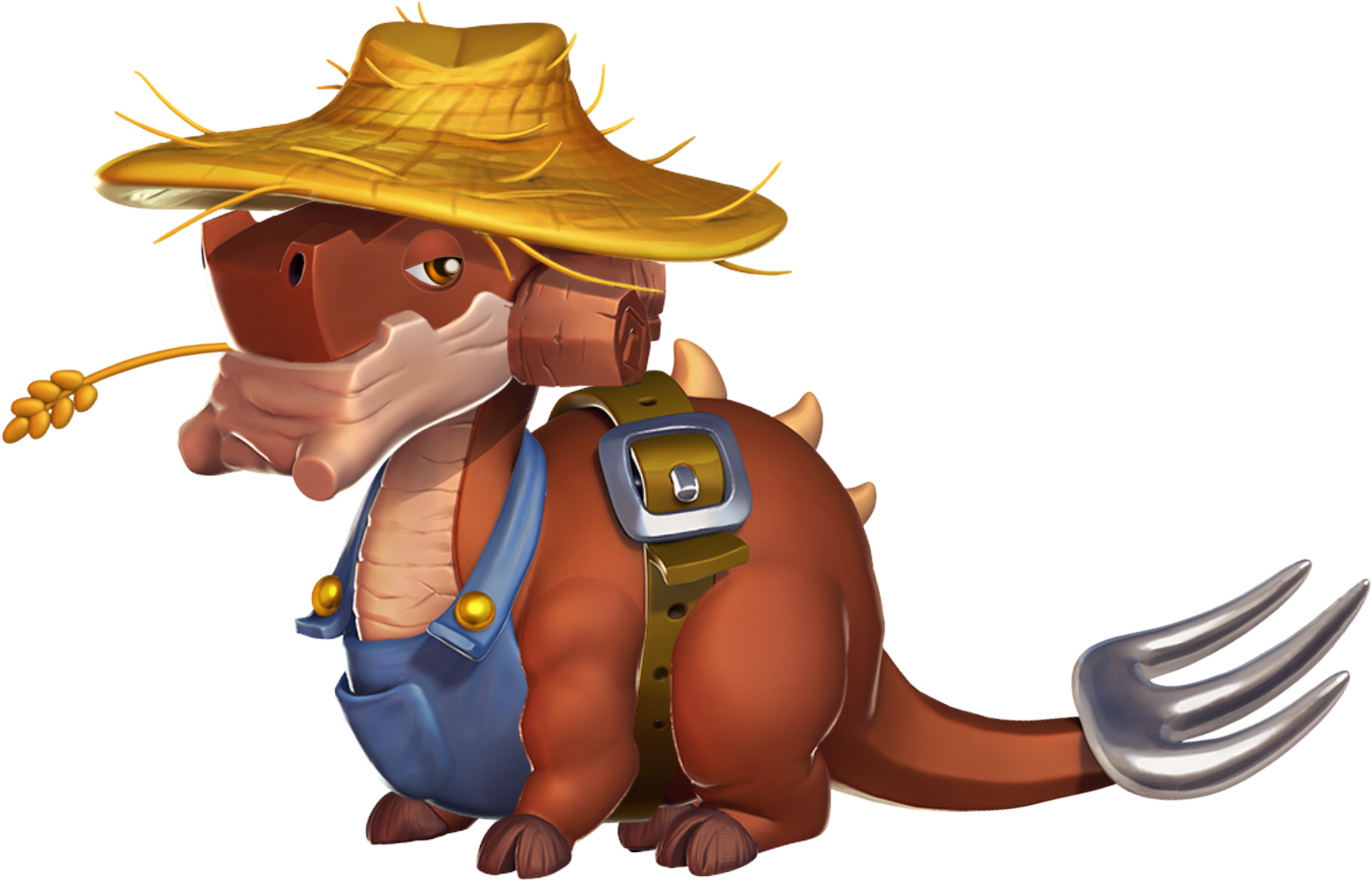Farmer Dragon - Dragon Mania Legends Farmer Dragon (1658x1065), Png Download