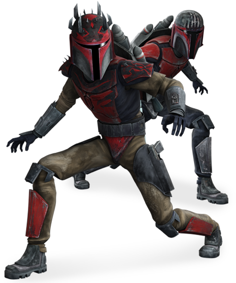 Mandalorian Super Commando - Darth Maul Mandalorian (480x565), Png Download