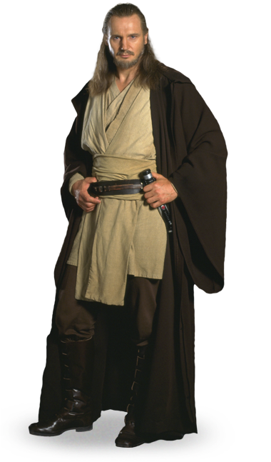 Qui-gon Jinn - Star Wars Qui Gon Jinn (379x662), Png Download