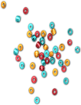 Beads Transparent Png - Portable Network Graphics (491x527), Png Download