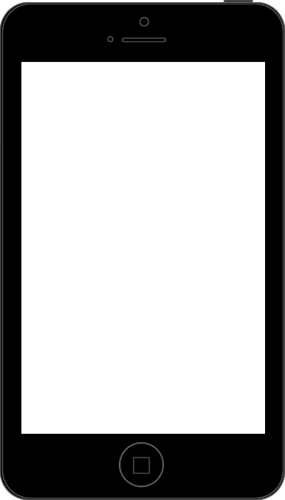 54 Pm 24311 Iphonekeyboard Landscape Letter 12/12/2017 - Cuadrado Blanco Png (400x702), Png Download