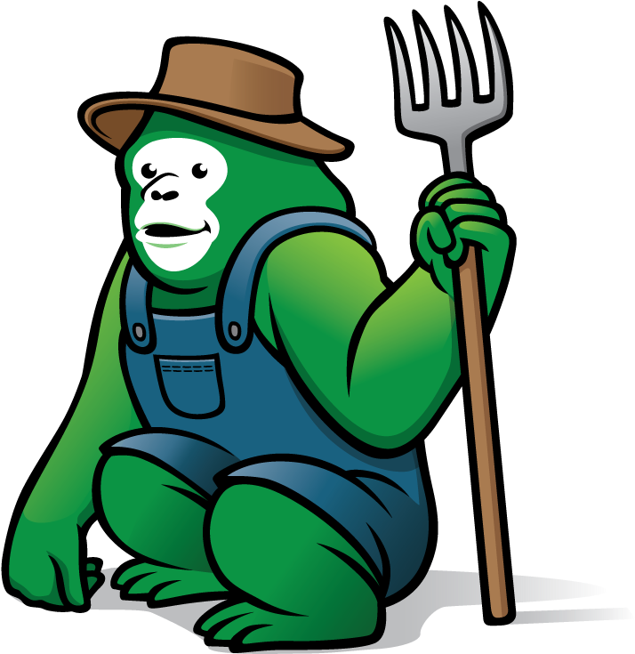 Green Gorilla (1000x1000), Png Download