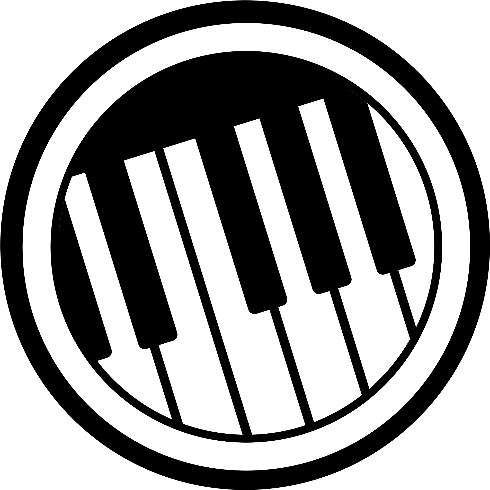Rb Keyboard Icon - Rock Band Keyboard Logo (1024x1024), Png Download
