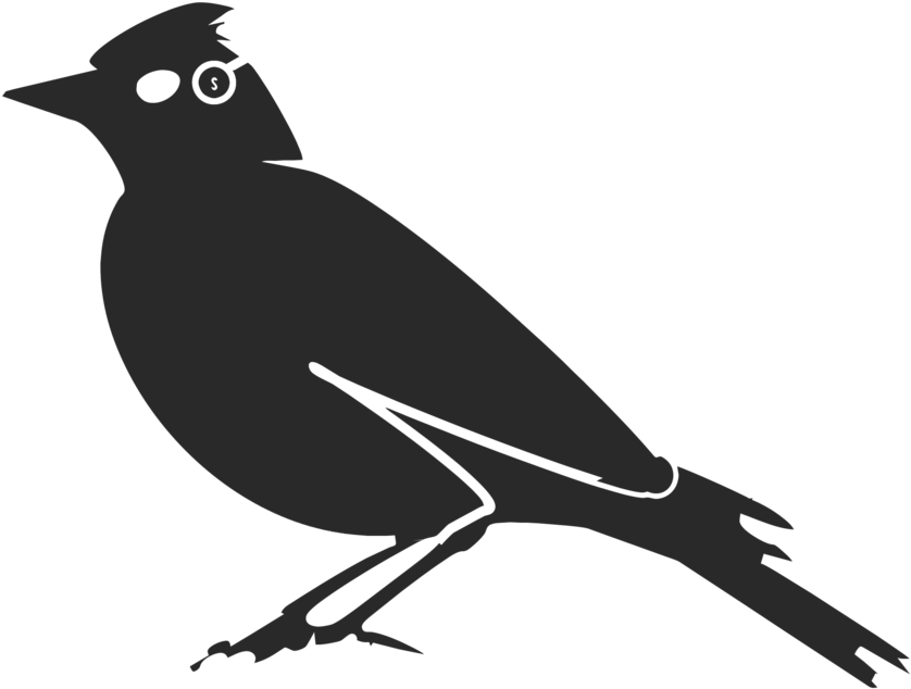 Skylark Beats Logo By Ghostlycatalyst On Deviantart - Skylark Bird Silhouette (894x894), Png Download