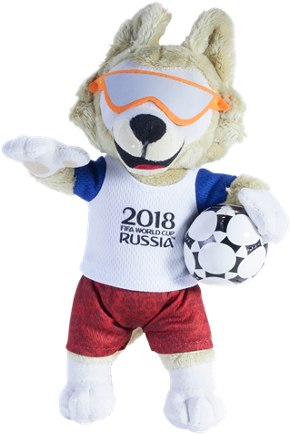 2018 World Cup Mascot Zabivaka 12 - World Cup Russia Mascot (500x500), Png Download