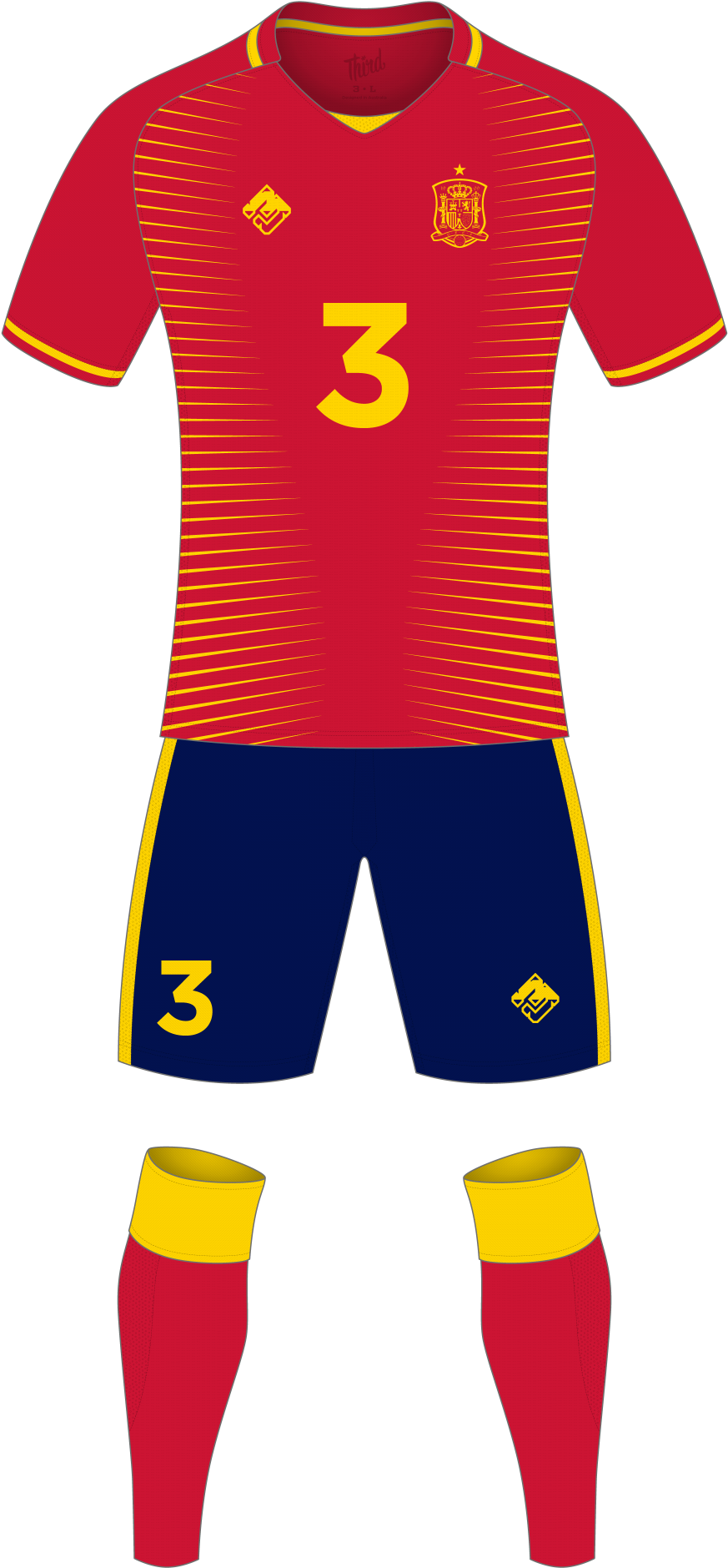 Spain World Cup 2018 Concept - World Cup Kit Design (1000x2000), Png Download