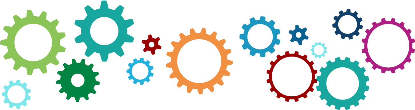 Cogs Banner 01 - Pastel (1458x400), Png Download
